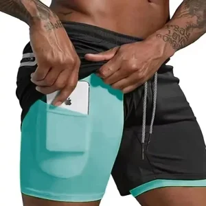 Men's 2 In 1 Sport Shorts